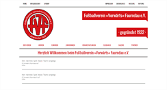 Desktop Screenshot of fussballverein-faurndau.de